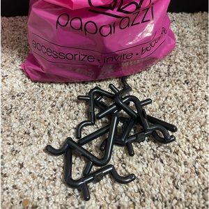 Bag of plastic peg hooks